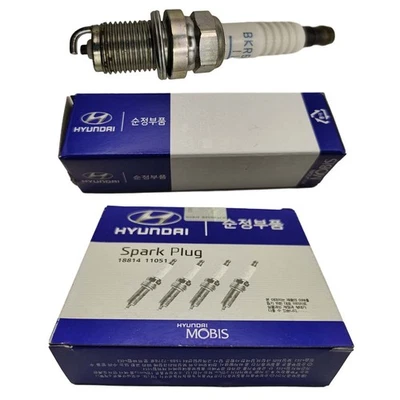 4 piezas BUJÍAS para 93-11 Accent Elantra Scoupe Tiburon Rio 1881411051 Foto 1 de 4