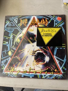 DEF LEPPARD Hysteria Vinyl LP MERCURY Heavy Metal Hype Sticker Cello - Picture 1 of 17