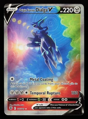 Origin Forme Dialga V 177/189 Alternate Art Astral Radiance Pokémon Card - Image 1 of 2