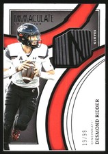 2022 Immaculate Collection Collegiate Immaculate Gloves #6 Desmond Ridder /99
