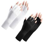 Protect Finger Skin Nail Painting Gloves Led Lamp Nail Art Mittens  Drive