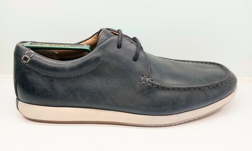 Mocassini casual da uomo blu CLARKS taglia 7 UK 41 EU in pelle allacciati in Stati Uniti