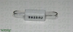 Resistor 25 Ohm 5 Watt Ceramic Wirewound - Picture 1 of 4
