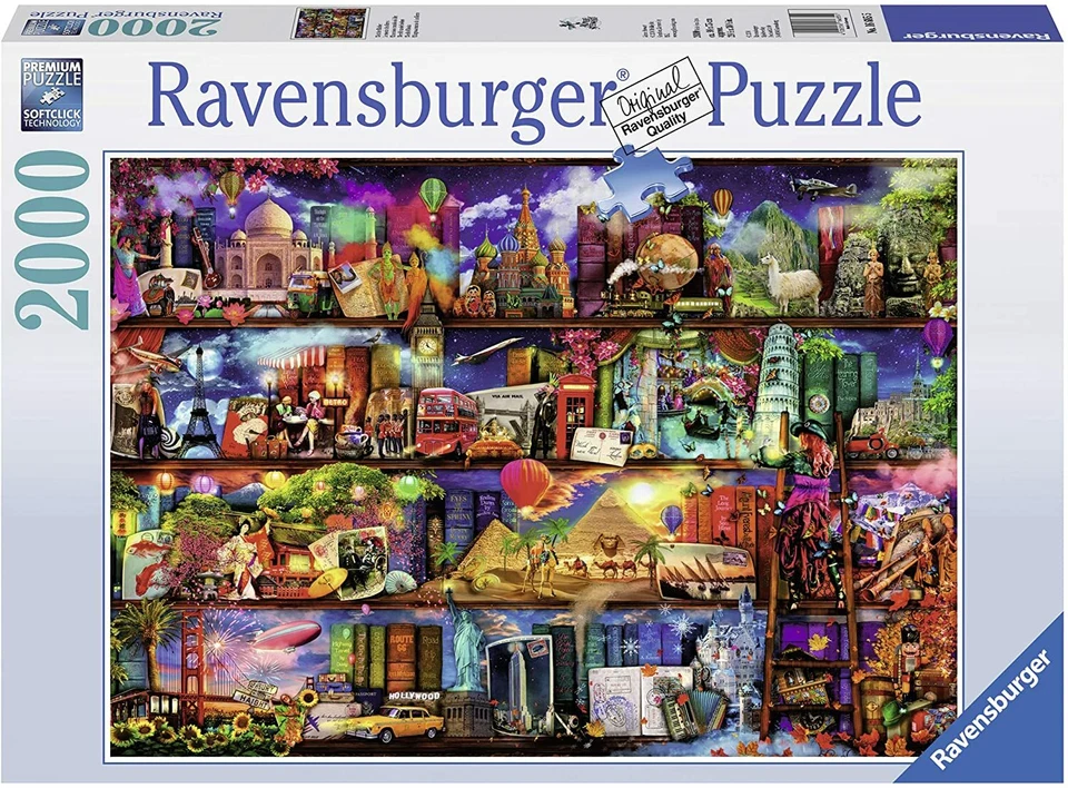 RAVENSBURGER 16685 PUZZLE DA 2000 PZ. IL MONDO DEI LIBRI - Immagine 1 di 1