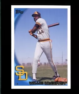 2010 Topps Update Legend Variation #US-15 Willie McCovey SP Kurzdruck neuwertig - Bild 1 von 2
