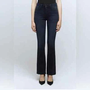 Neu mit Etikett! L'AGENCE Jeans gerades Bein dunkle Waschung Montero 25 neu mit Etikett - Bild 1 von 6