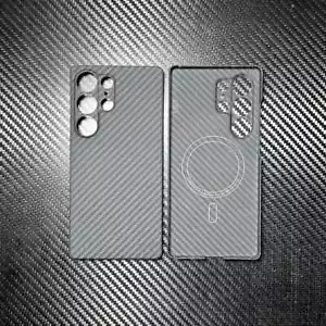 Funda Magsafe de Fibra de Aramida Real Samsung Galaxy S25 Ultra S24 Cubierta Dura Ultra Delgada - Imagen 1 de 14