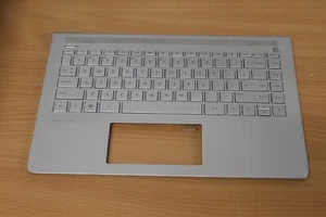 HP Pavilion 14-BF series Palmrest US international Backlit keyboard Silver - Afbeelding 1 van 2