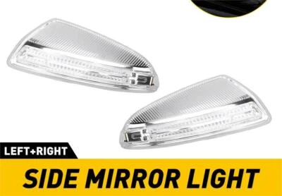 Pair Door Side Mirror Turn Signal Lamp Light For Mercedes Benz X164 GL350 ML500 Foto 1 de 4
