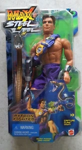 BRAND NEW RARE MAX STEEL PYTHON FIGHTER 12 INCH ACTION FIGURE #28542 2000! A135 - Picture 1 of 2