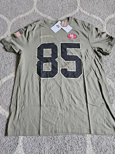 New Nike SF 49ers Salute To Service T-Shirt Mens Size Large George Kittle #85 - Picture 1 of 5