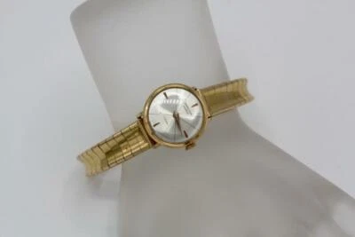 复古 SARCAR GENEVE 18K 黄金自动上发条瑞士制造女士手表 — 第 1/4 张图片