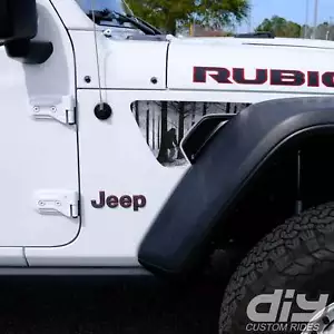 Jeep Fender Vent Vinyl "Big Foot" Decals Fits 2018-2025 Wrangler JL & Gladiator - Bild 1 von 6