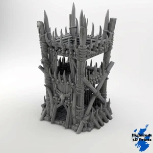 Mesa tribal Tower Scatter Terrain para juegos DnD 3DPrint 32/28/20/15/10 mm - Imagen 1 de 8