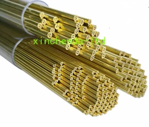 100pcs Drilling EDM Machines Parts Ø1.00 - Ø3.00 X 400mm Multi-Hole Brass Tube - Picture 1 of 4