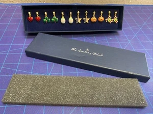 Danbury Mint Seasonal Sensations Holiday Earring Collection complete set - Picture 1 of 15