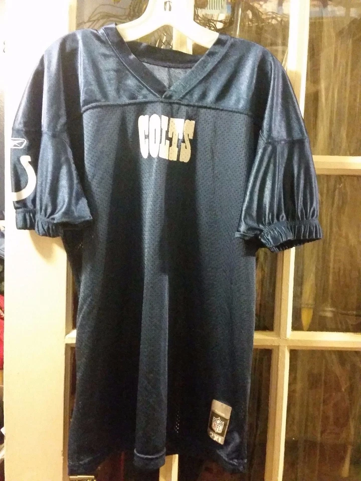 Camiseta deportiva juvenil de los Indianapolis Colts Reebok 2XL Pittman Luck Hilton Taylor Wentz Cox Foto 1 de 4