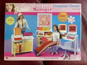 2000 Mattel Barbie Secret Messages Computer Center NIB Unopened - Picture 1 of 2