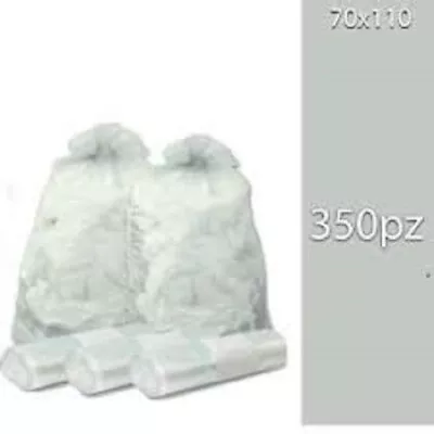 350 Sacchetti Differenziata Buste Immondizia 70x110cm TRASPARENTI Spazzatura - Image 1 of 3