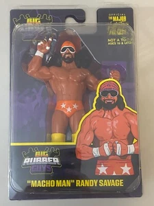Big Rubber LJN Style MACHO MAN RANDY SAVAGE Major Podcast Action Figure 2024 - Foto 1 di 6