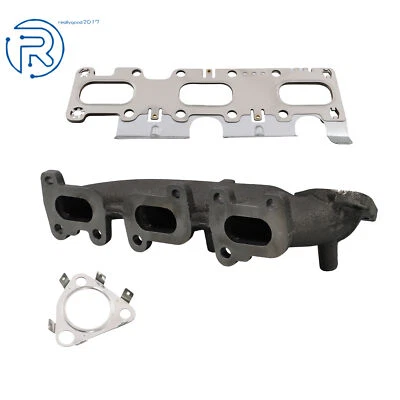For 10-19 Ford Taurus Flex Lincoln MKS MKT 3.5L Right Exhaust Manifold w/ Gasket - Image 1 of 4