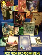 1990's Fantasy Artist' INSERT cards Boris, Frazetta, Wrightson, Foil Holo U-Pick