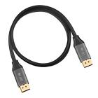 DisplayPort Cable DP Cable 1.4 for Graphics Card Laptop Gaming Monitor