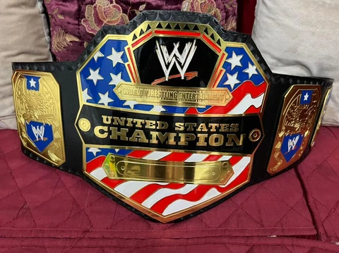 Best United States Championship Replica Title Belt 2014 Adult Size 2MM Brass NEW Cover