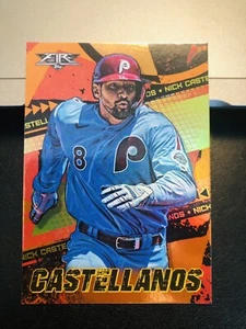2022 Topps Fire ORANGE FOIL SP /299 Nick Castellanos - Picture 1 of 3