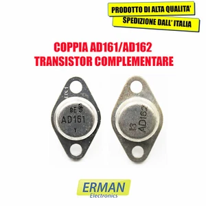 COPPIA TRANSISTOR AD161/AD162 AMPLIFICATORE - Foto 1 di 1