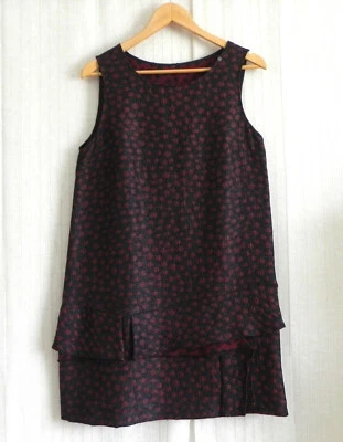 Vestido COP.Copine Sin Mangas Mezcla Algodón Vértigo Rosa Túnica Estilo Talla 40 (US L) Foto 1 de 4