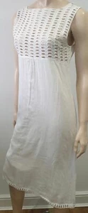 Vestido PHILOSOPHY DI ALBERTA FERRETTI Blanco Corte Corpiño Sin Mangas Forrado - Imagen 1 de 10
