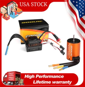 GoolRC 3650 4300KV Brushless Motor with 60A ESC Combo Set for 1/10 RC Car K0S1 - Picture 1 of 11