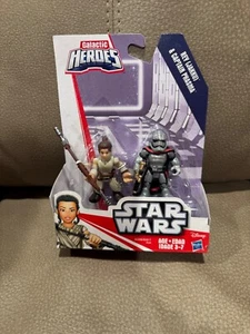 Playskool Galactic Heroes Star Wars Figure 2-Pack Rey (Jakku) & Captain Phasma - Picture 1 of 3