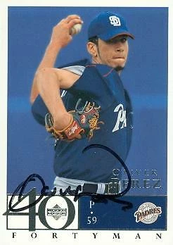 Oliver Perez autographed Baseball Card (Padres) 2003 Upper Deck Fortyman #658 - Image 1 of 1