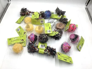 15 pcs Pet Dog Toy Rope Ball Squeaky Toys Dog Ball Toys Rope Chew Toys - Picture 1 of 3