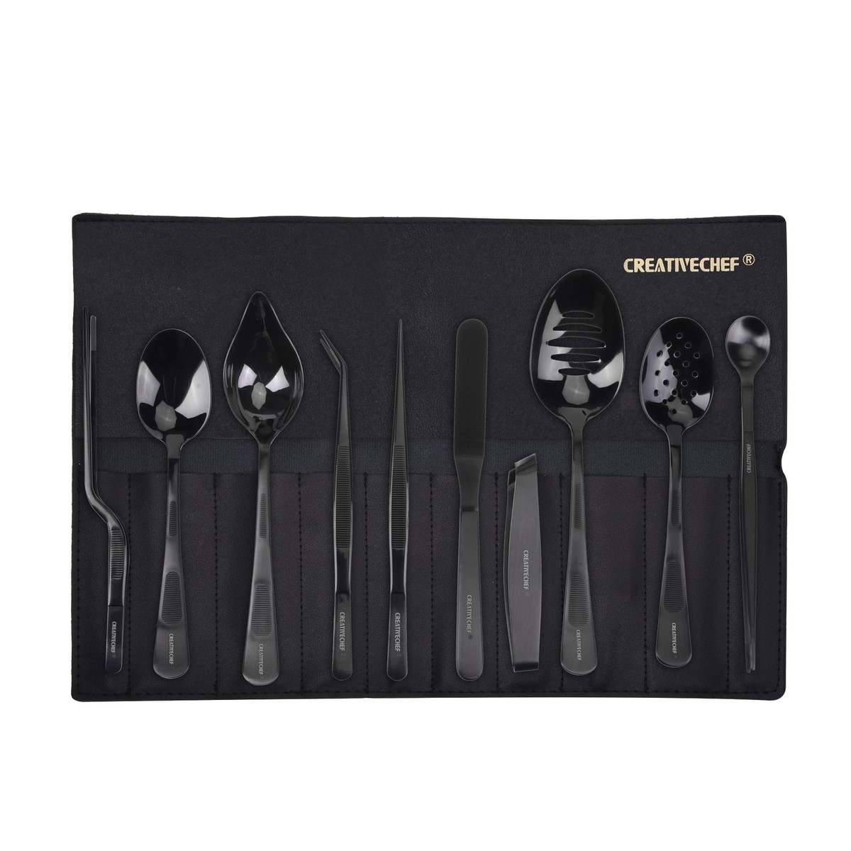 Stainless Steel Plating Kit Bonigour 11-Piece Professional Chef Plating ...