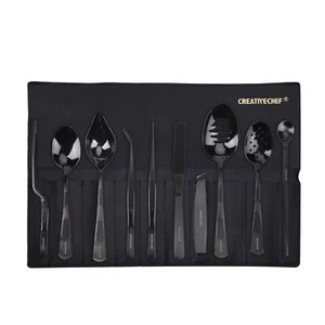 10 PCS Plating Tools Culinary Set Contains Kitchen Tweezers Spatula Sauce Pla... - Picture 1 of 8