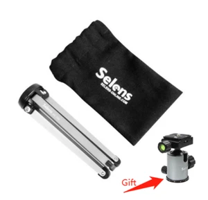Selens Heavy Duty Aluminum Mini Tabletop Tripod + Ballhead for Camera Cell Phone - Picture 1 of 12