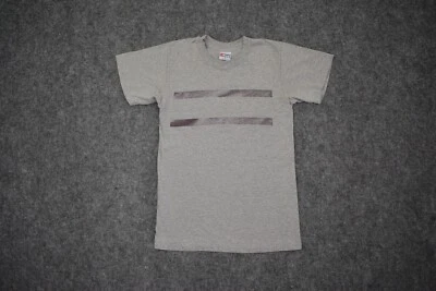 Vintage Eagle USA Shirt Adult Small Solid Gray Single Stitch Made In USA 90s Men Foto 1 de 4