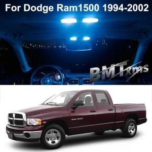 9x Blue LED Interior Light Bulbs Trunk Dome For Dodge Ram1500 1994-2002 - Picture 1 of 11