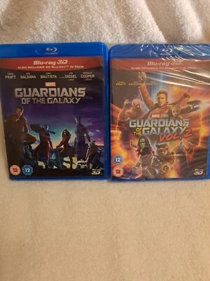 GUARDIANS OF THE GALAXY 1 & 2 ( 3D + BLU-RAY NEW) - Image 1 of 4
