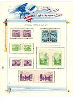 Scott Special printing 4 pages on pages as shown MH Free shipping in USA! - Image 1 of 4