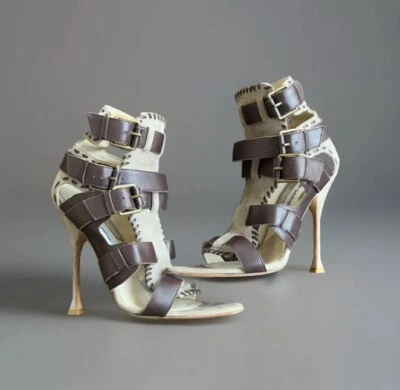 Sandália Brian Atwood Straps Gladiators tamanho 38 - Imagem 1 de 4