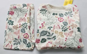 Little Planet By Carter's Toddler Girls Pajama Set BL1 Botanical Butterfly US 3T - Picture 1 of 8