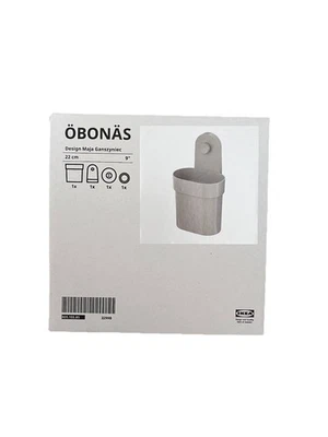 Contenedor ÖBONÄS con ventosa, gris-verde Foto 1 de 4