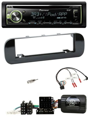 Pioneer DAB USB MP3 Lenkrad CD Autoradio für Fiat Panda 12-20 schwarz glänzend - Bild 1 von 4