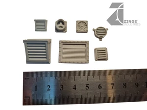 Zinge Industries Grills und Lüftungsschlitze Set verschiedene X8 Landschaft Umbau Bits S-GVE02 - Bild 1 von 1