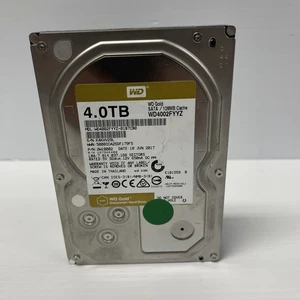 WD Gold 4TB Enterprise Class Hard Disk Drive - 7200 RPM WD4002FYYZ  6Gb/s 128MB - Picture 1 of 8