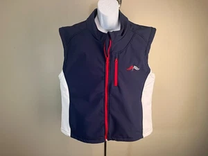 J. Press x Boathouse Men's red, white and blue flags full zip Vest XL EUC - Picture 1 of 5